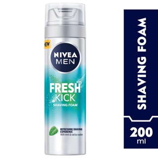 Nivea Fresh Kick Shaving Foam For Men - 200ml