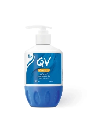 QV Cream Pump Body Moisturiser for Dry & Sensitive Skin 250 gm