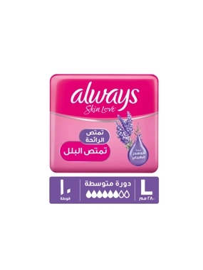Always Skin Love Pands Maxi Thick 10 Pands Large