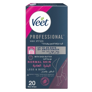 Veet Cold Wax Strip Normal Skin 20 Pcs
