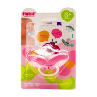 Farlin Pacifier Auto-Close (6M+) 1 Pc