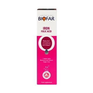 Biofar Iron Folic Acid (Women Energy) 20 Chewable Tablets