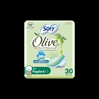 Sofy Feminine Napkin Olive Large Pack 30 pads