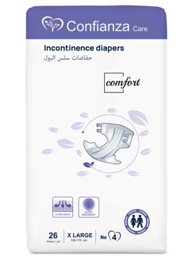 Confianza Comfort No 4 X-Large Adult Diaper 26 Pcs