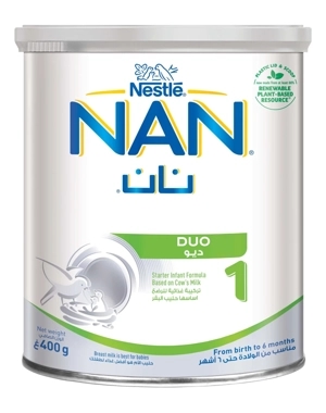 Nan, Baby Milk Duo Stage 1 0-6 Months - 400 Gm