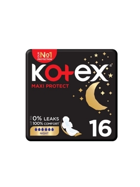 Kotex Night Maxi With Wings 16 Pads