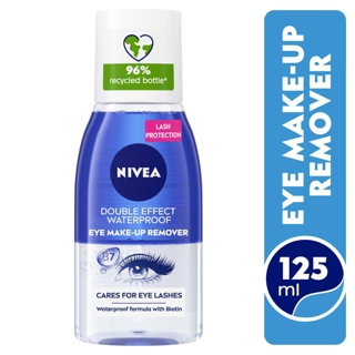 Nivea Make Up Remover Facial Cleanser Double Effect For Eyes 125 Ml