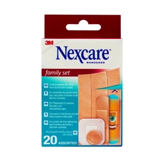 Nexcare 3M Family Set Bandage 20 Pcs