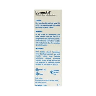 Lunestil Melatonin Spray 20 Ml
