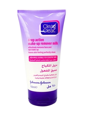 Clean & Clear Makeup Remover Deep Cleansing 150Ml