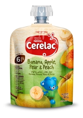 Cerelac Puree 4 Fruits 90 Gm (+6M)