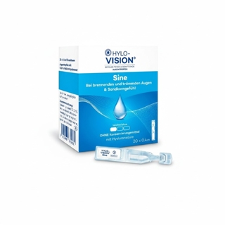 Hylo-Vision, Eye Drops, Hyaluronic Acid, Unidose - 20 Pcs