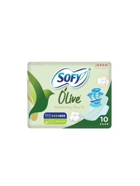 Sofy Slim Gentle Olive Reguler 10 Pads