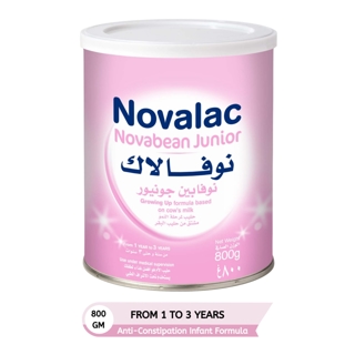 Novalac Novabean Junior Anti-Constipation Growing up Formula 1-3 Years 800 Gm