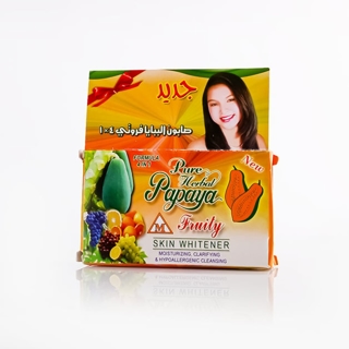 Pure Skin Papaya Soap Fruity 4X1 135 Gm