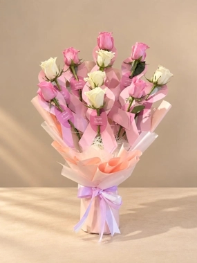 Pink Month Rose Bouquet