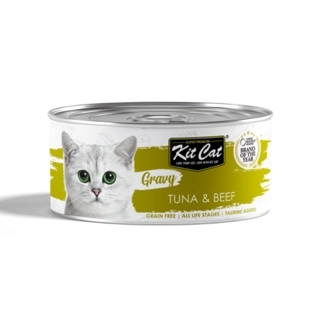 Kit Cat Gravy Tuna & Beef 70g