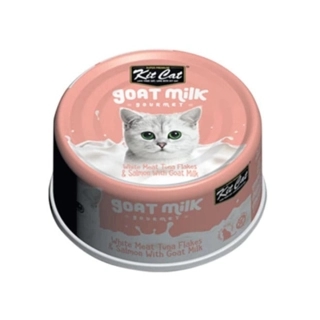 Kit Cat White Meat Tuna Flakes & Salmon With Goat
