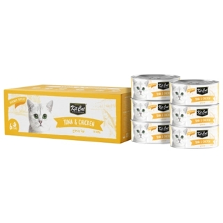Kit Cat Deboned Multipack Tuna & Chicken Toppers 6
