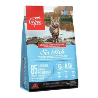 Orijen Six Fish Dry Food for Cats 340g