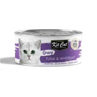 Kit Cat Gravy Tuna & Whitebait 70g