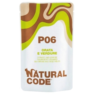 Natural Code P06 Pouch Sea Bream & Vegetables for