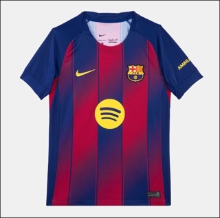 Barcelona 25/26 Home Replica Kids' Football Shirt