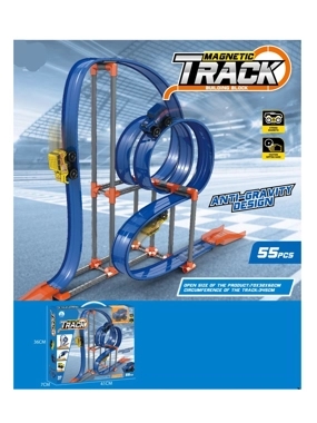Magnetic Car Track Set for Kids