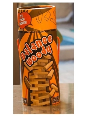 BALANCE WOODY / ROLL BOX (54 PIECES)