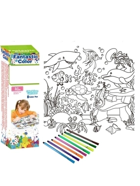 Washable Canvas Coloring Set