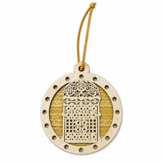 Traditional Zari car pendant - heritage designs