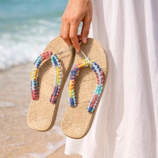Women's macramé sandal - 37