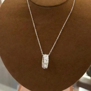 Silver necklace with traditional designs