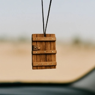 Wooden craft gate pendant