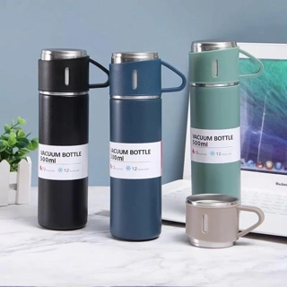 Beverage container with extra cups 500 ml