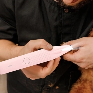 Rechargeable Pet Electric Shaver with LED Light