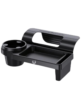 Multi-purpose fixed cup holder