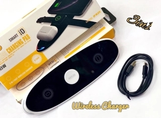 Fast charging 3-in-1 wireless charger