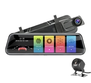 Dash Cam Front and Rear 4K Car Mirrors Front with Camera