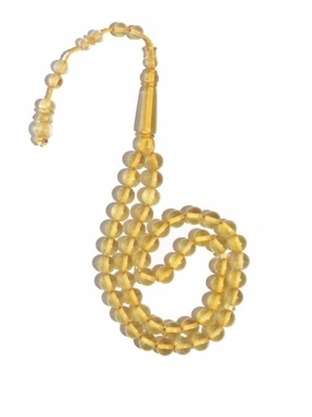 Tasooma rosary - Transparent yellow