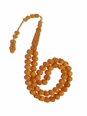 Tasooma rosary - dark yellow
