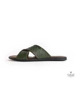 Spanish slippers - green 22036