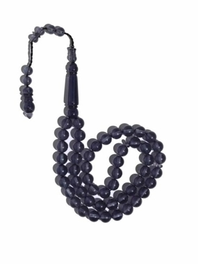 Tasooma rosary - Transparent black