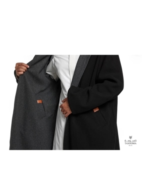 Tsooma farwa double face - black&gray