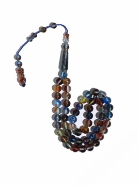 Tasooma rosary - blue&brown
