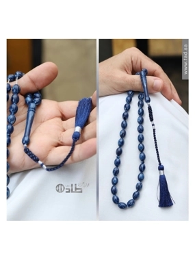 Bakelite rosary with a cloth block