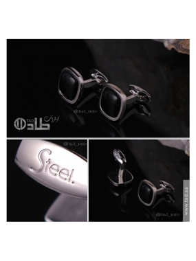 Steel brand cufflinks
