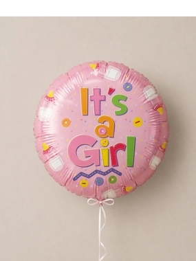 Baby girl balloon