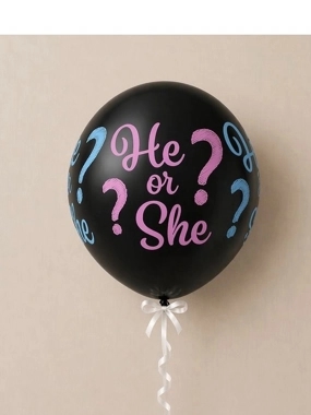gender reveal balloon