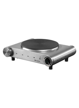 Ariete - 1500W Stainless Steel Single Cooking Hot Plate Silver and Black 8.5 x 22.5 x 29.5 cm